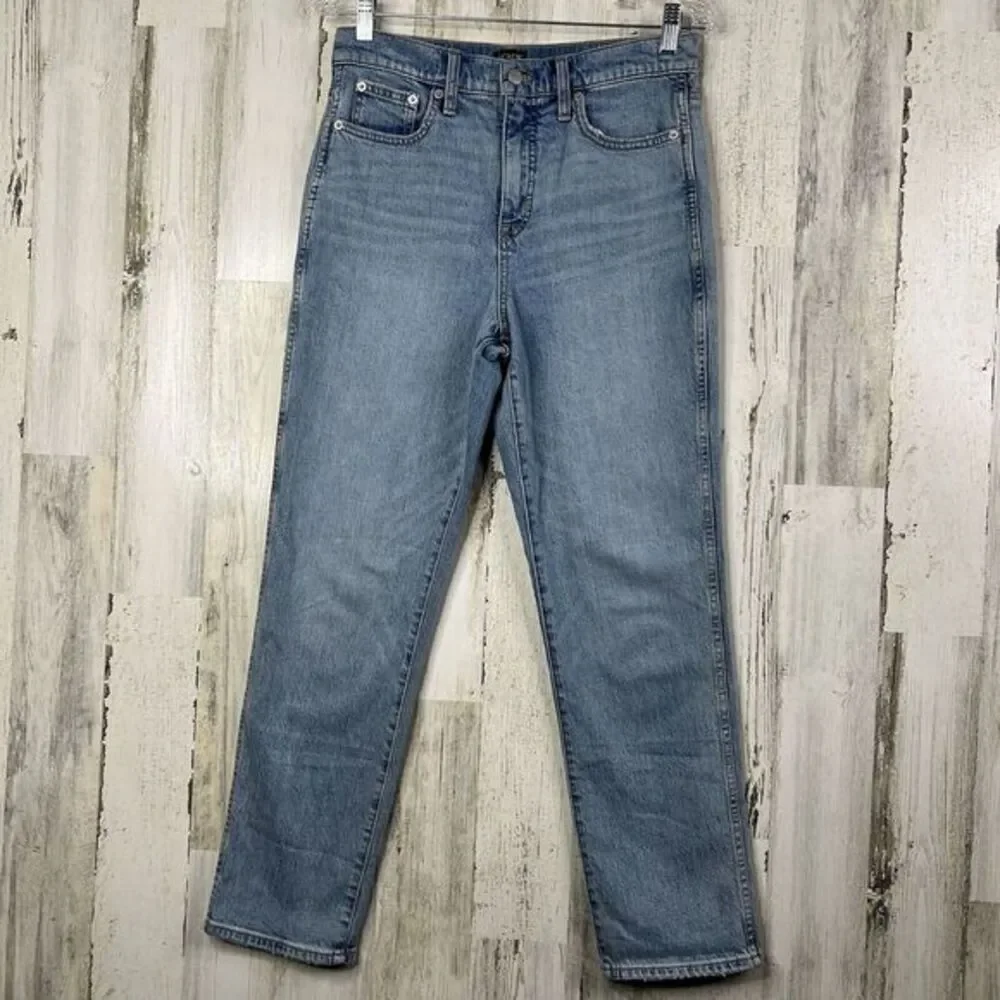 J. Crew‎ Classic Vintage Jeans Women's Size 27 Light Blue 5-pocket Denim